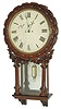 English double fusee carved wall clock, made by, "Jas. Sagar, Blackborn", C. 1800.