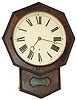 Rare Chauncey Jerome short drop, with fusee movement and ripple front.