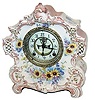Ansonia Clock Co. Royal Bonn clock, signed, "La Vogue", C. 1901.