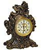 Ansonia Clock Co. mantle clock in a metal case, "Rocco", C. 1894.