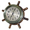 Seth Thomas marine clock, 15 day movement with the ST logo and numbers imprinted, "5165", and "4810".