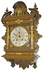 Lenzkirsch miniature wall clock, C. 1865-1870.