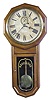 Wm. L. Gilbert Clock Co. "Regulator No. 2", C. 1875. Near mint finish on the walnut veneered case.