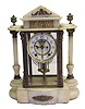 Ansonia Clock Co. crystal regulator, "Gonfalon", C. 1906.