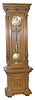 90 Day Vieneese Floor Regulator, beautifully carved top to bottom on front and sides.