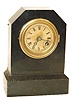 Bradley & Hubbard Mfg. Co. black iron case with octagon top and the Terry patent 30 hour movement.