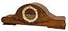 German oversize tambour plays three different chimes on quarter hours, Westminster, Whittington, and Winchester.