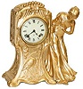 Ansonia Clock Company, figure clock, "Girl and Swan", C. 1894.
