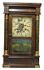 Waterbury Clock Co. Gilt and Shell Column, C. 1867.