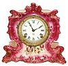 Ansonia Clock Co. porcelain cased, "Whisper", C. 1901.