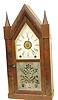 Brewster & Ingrahams, Bristol, Conn. Sharp Gothic or Steeple clock, C. 1843-1852.