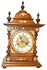 Junghans walnut bracket clock.