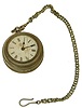 New Haven novelty clock, looks like a large pocket watch.