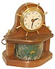 United Clock Co. rare fish bowl model.