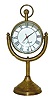 Glass Ball novelty clock attached to a stand.
