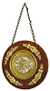 Ansonia Clock Co. "Round Plush Plaque", C. 1886.