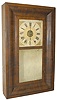 W. S. Conant, New York, 8 day, 2 weight OG cased clock.