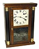 Miniature cottage clock by an unknown maker.