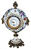 French porcelain pedestal clock.