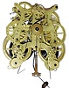 Seth Thomas lyre movement, 8 day time and strike.