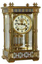 Ansonia Clock Co. very rare crystal regulator, "Emperor", ca  1914. — Antique Clocks Price Guide