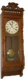 Ansonia Clock Co. hanging clock, "Santa Fe", ca late 1800's. — Antique Clocks Price Guide