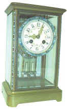 French Crystal Regulator, ca. 1890's. — Antique Clocks Price Guide