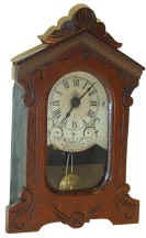 Jerome Miniature Cottage Clock, ca 1860's. — Antique Clocks Price Guide