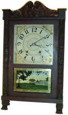 Atkins and Downs for George Mitchell, Bristol, Conn., ca. 1831- 1832. — Antique Clocks Price Guide