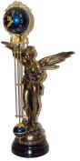 Reproduction Ansonia "Gloria" swinging arm clock. — Antique Clocks Price Guide