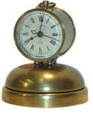 Parker Clock Co., miniature alarm clock ca.1905. — Antique Clocks Price Guide