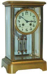 French Crystal Regulator, ca 1900's. — Antique Clocks Price Guide