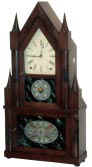 Terry &amp; Andrews, Bristol, Ct, signed on the movement and label. — Antique Clocks Price Guide