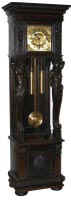 German carved case tall clock. — Antique Clocks Price Guide