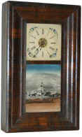 Birge &amp; Fuller ogee clock, J. J. Beals &amp; Co's Clock Establishment, Boston label, ca 1847-1848. — Antique Clocks Price Guide