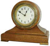 Darche Mfg. Co. Chicago, "Reminder Clock", ca 1917, in a tambour style case. — Antique Clocks Price Guide