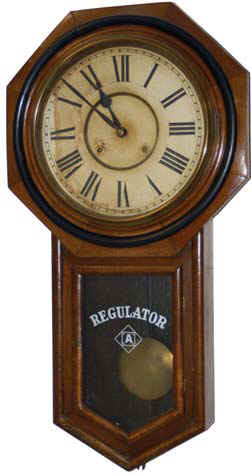 Ansonia Clock Co. hanging "Regulator A", ca 1906. — Antique Clocks Price Guide