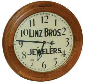 Seth Thomas large hanging "Arcade" gallery clock, ca 1909. — Antique Clocks Price Guide