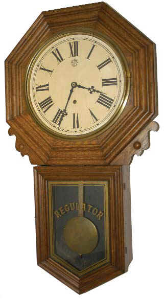 E. Ingraham Co. hanging, "Commercial", ca 1911. — Antique Clocks Price Guide