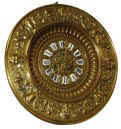 Hanging brass cased clock, ca late 1800's. — Antique Clocks Price Guide
