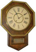 New Haven Clock Co. "Drop Octagon, R. C.", Ca 1871-1880. — Antique Clocks Price Guide