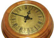 Large 30 day contemporary table clock. — Antique Clocks Price Guide