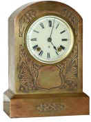 Ansonia Clock Co. metal cased clock, "Blenheim", ca 1910. — Antique Clocks Price Guide
