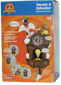 Looney Tunes "Tweety &amp; Sylvester", Talking Animated Clock. — Antique Clocks Price Guide
