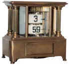 You have seen "Flip Card" clocks, but have you seen a Lenzkirch flip card clock. — Antique Clocks Price Guide