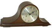 Elgin tambour. The movement is signed, "Elgin Clock Division, Elgin National Watch Co., Germany". — Antique Clocks Price Guide