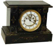 E. N. Welch marble clock, "Paola", ca 1889. — Antique Clocks Price Guide