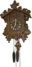 Thirty Hour Cuckoo clock made by Gebrueder Kuner (Kuner Brothers) ca 1875. — Antique Clocks Price Guide