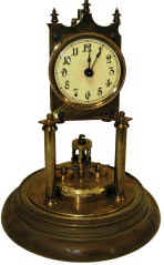 German 400 day disc pendulum clock. — Antique Clocks Price Guide