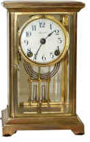 Ansonia Clock Co. crystal regulator, the "Dorval", ca 1914. — Antique Clocks Price Guide